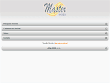Tablet Screenshot of masterimob.com.br